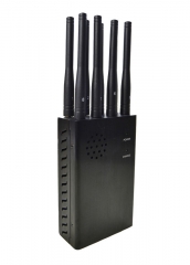 4 W Portable 8 antennas 4G Wimax 3G Lojack GPS Wifi Signal Blocker Jammer