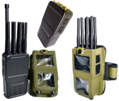 8 Antennas Military High Power Portable GPS WiFi Lojack Cell Phone Jammer