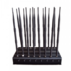 16 Antennas All Bands RF Radio Frequency Jammer from 130-2700mhz