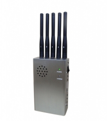 Portable Wireless Camera Signal Jammer with 5 Antenna Wi-Fi/Bluetooth GPS GLONASS Jammer