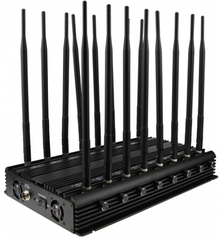 16 Antennas All Bands RF Radio Frequency Jammer from 130-2700mhz