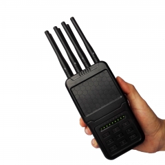 Newest 8 Antennas 5.6W Handheld Cell Phone 3G 4G Jammer WIFI GPS Jammer