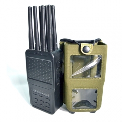 Newest 8 Antennas 5.6W Handheld Cell Phone 3G 4G Jammer WIFI GPS Jammer