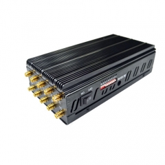 10 Antennas CellPhone GSM 4G WIFI GPS RF 315/433/868 Lojack Signal Jammer/Blocker