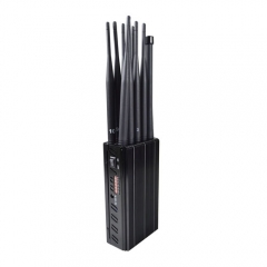 10 bands Portable 2G+3G+4G+WIFI+GPSL1-L5+LOJACK Cell Phone Signal Jammer/Blocker 7 watt Up to 20 M