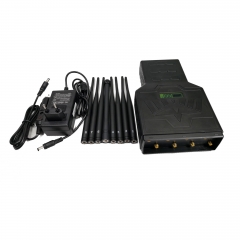 The Most Powerful Handheld 8 Bands Cell Phone Signal Jammer ,16W Jamming up to 40m