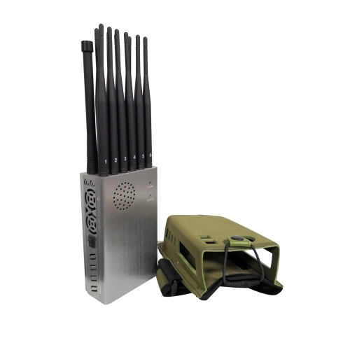 World First 12 Antennas Plus All-in-One Full Bands Cell Phone Signal Jammer Blocking 315/433/868(Remote Control)GPS WIFI