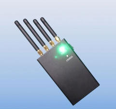 Mini handheld 4 Antennas Cellphone Wifi GPS Jammer, Block 2G/3G/4G Or GPS WIFI Signals,Low Price Jammer