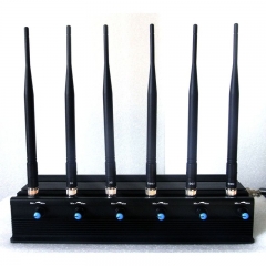 Adjustable 6 Antennas 15W High Power 2G 3G 4G WiFi Or GPS Cellphone Jammer