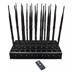 Adjustable Desktop 18 Bands All-In-One 5G WIFI Cell Phone Signal Jammer up to 70 M