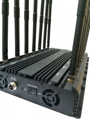 Adjustable 14 Antennas Powerful 3G 4G Phone Blocker& WiFi UHF VHF GPS Lojack All Bands Signal Jammer