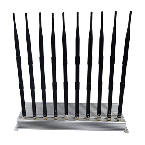 The latest low price & good quality 10 Antennas Mobile Phone Jammer for GSM 3G 4GLTE Signal block Wi-Fi 2.4G UHF/VHF walkie-talkie signal Jammer