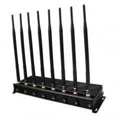 The latest GPS Signal Jammer Used In Car,3 Cooling Fans Mobile Phone 4G/3G GPS Jammer Shielding Radius Up to 40m