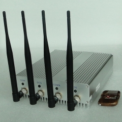 Remote control indoor 4 bands Siganl jammer ,Wi-Fi Signal Jammer, All Wi-Fi 2.4/5.8GHz Bluetooth Signal Blocker Jamming Up to 30m