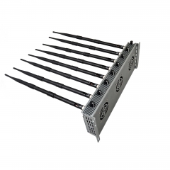 New Powerful Adjustable 50W 8 Antennas cellphone WIFI signal Jammer indoor using up to 80m