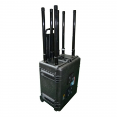 400 W High Power VIP Convoy Cell Phone Signal Jammer , 2G/3G/4G with Pelican Case Portable Signal Jammer