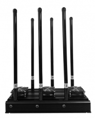 Drone signal jammer up to 500m, 6-band RC2.4G 5.8GHz 433/315/868/916MHz/GPS/GLONASS L1L2 jammer